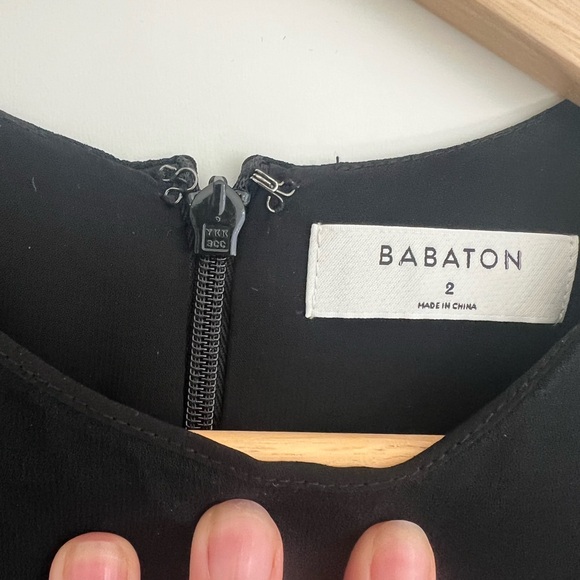 Babaton Patricio Dress BLK size 2 - Picture 5 of 5